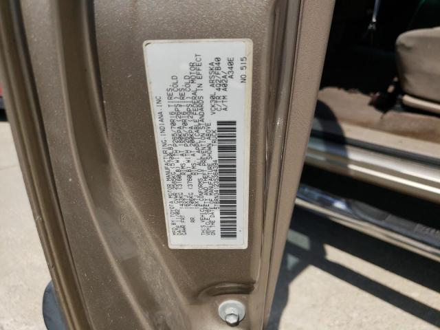 5TBRN34123S364394 - 2003 TOYOTA TUNDRA ACCESS CAB SR5 GOLD photo 12