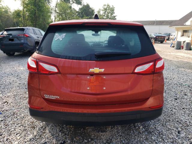 2GNAXHEV2L6260356 - 2020 CHEVROLET EQUINOX LS ORANGE photo 6