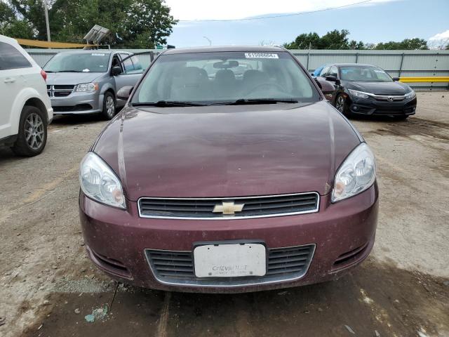 2G1WT58N579285897 - 2007 CHEVROLET IMPALA LT BURGUNDY photo 5