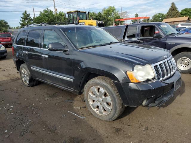 1J8HR68218C213186 - 2008 JEEP GRAND CHER OVERLAND BLACK photo 4