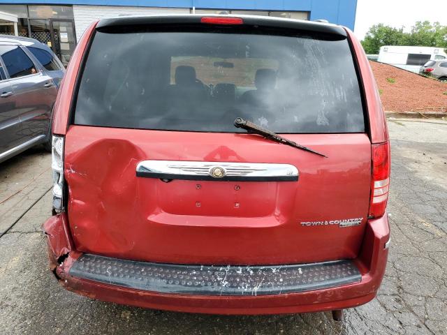 2A8HR54P08R835846 - 2008 CHRYSLER TOWN & COU TOURING Qırmızı foto 6