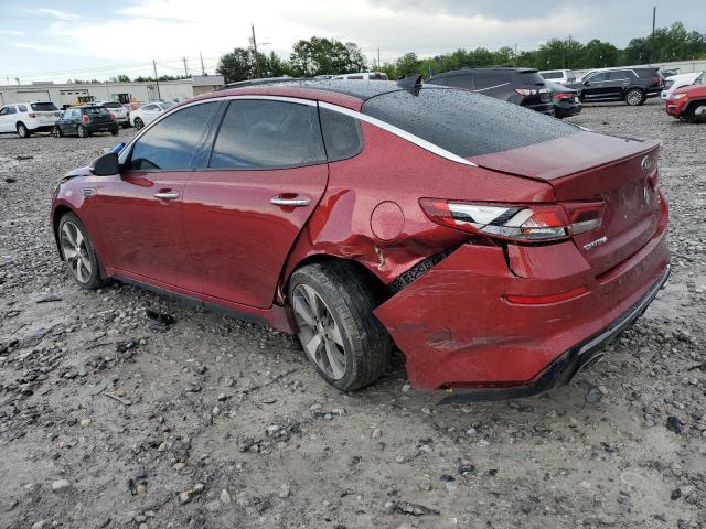 5XXGT4L31KG280810 - 2019 KIA OPTIMA LX ბურგუნდია ფოტო 2