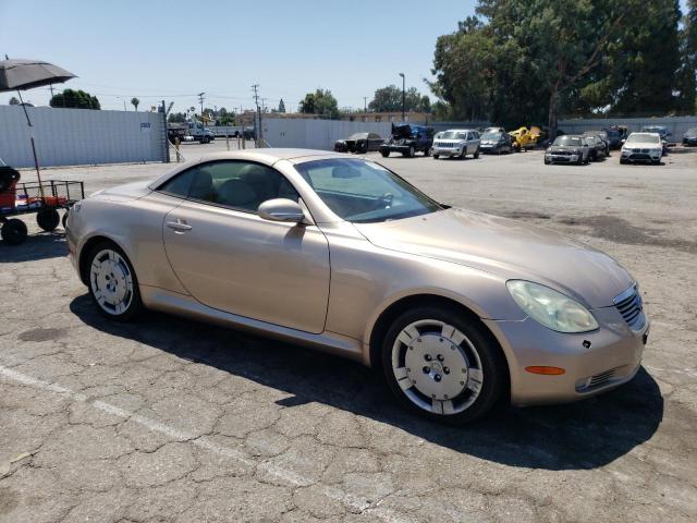 JTHFN48Y330038760 - 2003 LEXUS SC 430 BEIGE photo 4