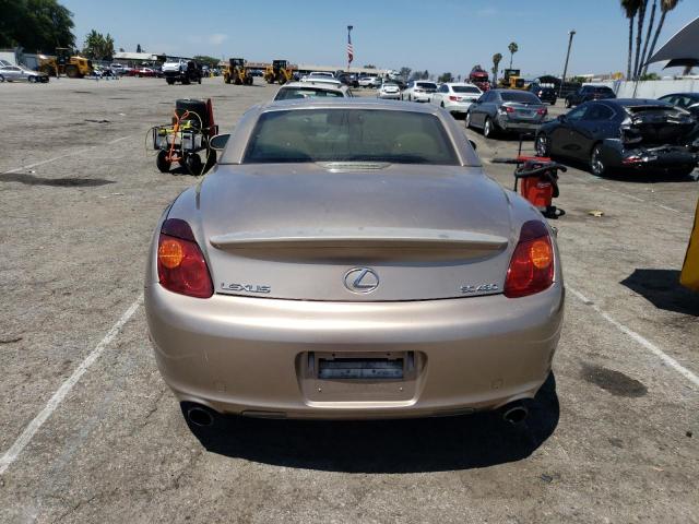 JTHFN48Y330038760 - 2003 LEXUS SC 430 BEIGE photo 6