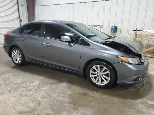 2HGFB2F98CH592741 - 2012 HONDA CIVIC EXL 灰色 照片 4