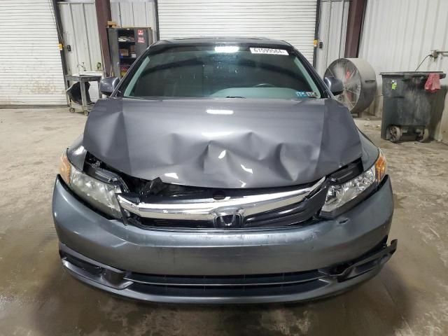 2HGFB2F98CH592741 - 2012 HONDA CIVIC EXL 灰色 照片 5