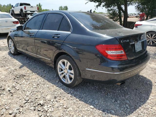 WDDGF4HBXER307307 - 2014 MERCEDES-BENZ C 250 BLACK photo 2