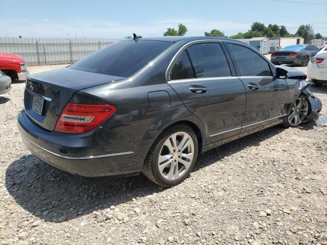 WDDGF4HBXER307307 - 2014 MERCEDES-BENZ C 250 BLACK photo 3