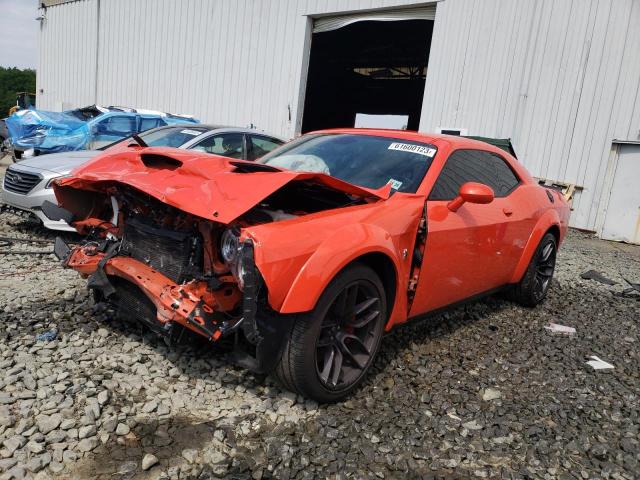2C3CDZFJ2MH539229 - 2021 DODGE CHALLENGER R/T SCAT PACK ORANGE photo 1