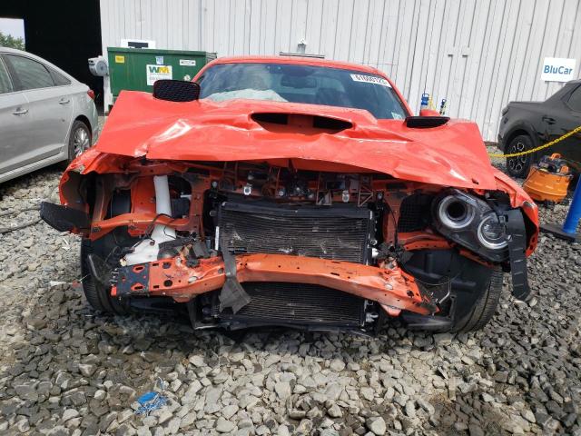 2C3CDZFJ2MH539229 - 2021 DODGE CHALLENGER R/T SCAT PACK ORANGE photo 5