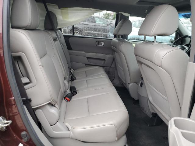 5FNYF4H53DB502940 - 2013 HONDA PILOT EXL BURGUNDY photo 11