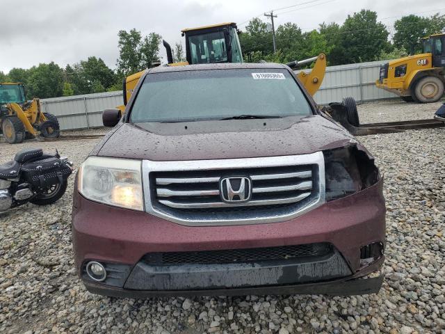 5FNYF4H53DB502940 - 2013 HONDA PILOT EXL BURGUNDY photo 5