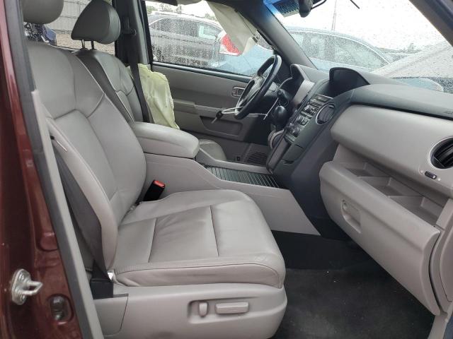 5FNYF4H53DB502940 - 2013 HONDA PILOT EXL BURGUNDY photo 7