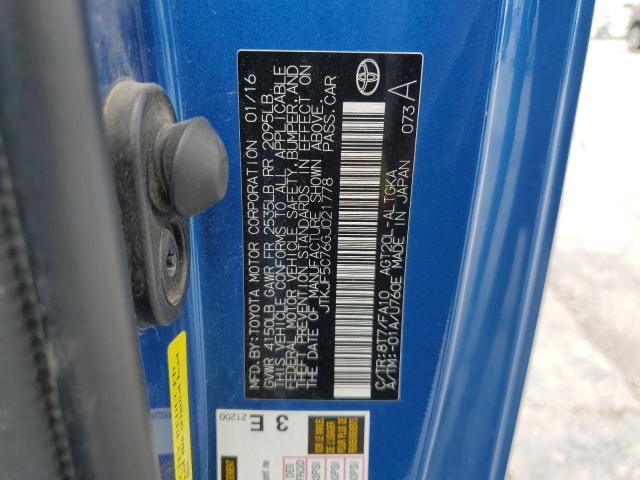 JTKJF5C76GJ021778 - 2016 TOYOTA SCION TC Mavi foto 12