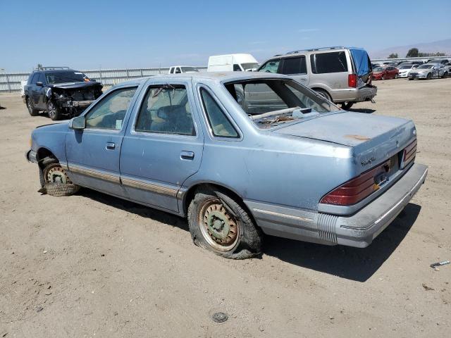 1FABP22X5GK154430 - 1986 FORD TEMPO GL BLUE photo 2