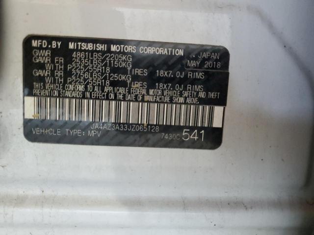 JA4AZ3A33JZ065128 - 2018 MITSUBISHI OUTLANDER SE 白色 照片 12