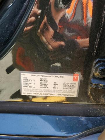 5YJSA1CG3DFP04043 - 2013 TESLA MODEL S Vert photo 12