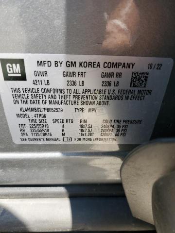 KL4MMBS27PB052539 - 2023 BUICK ENCORE GX PREFERRED SILVER photo 13