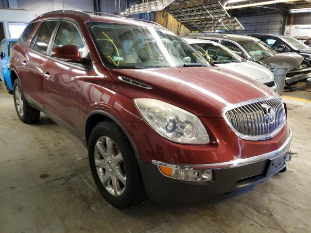 5GALRBED5AJ212996 - 2010 BUICK ENCLAVE CXL RED photo 1