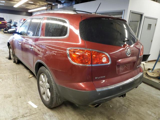 5GALRBED5AJ212996 - 2010 BUICK ENCLAVE CXL RED photo 3