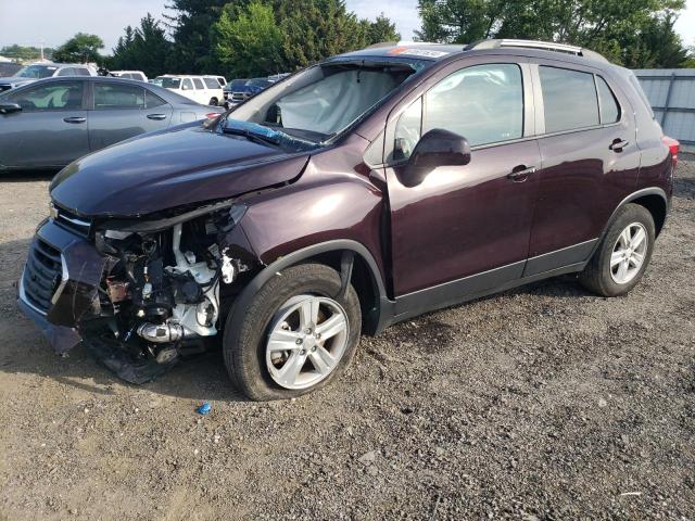 KL7CJPSM2NB506716 - 2022 CHEVROLET TRAX 1LT BURGUNDY photo 1