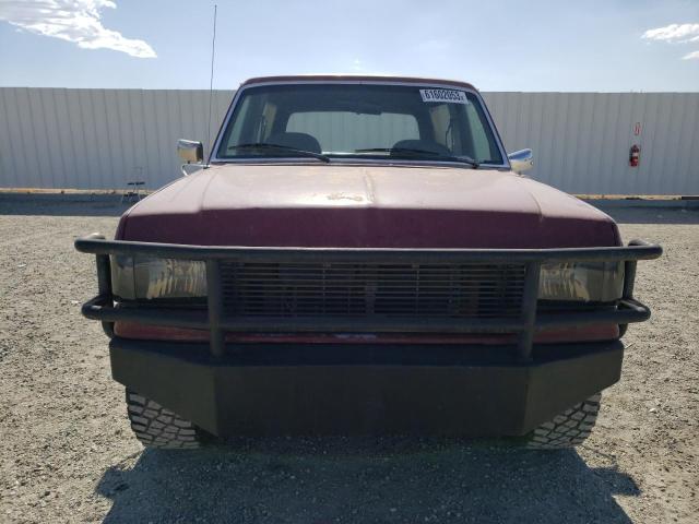 1FMEU15N7KLB24414 - 1989 FORD BRONCO U100 RED photo 5