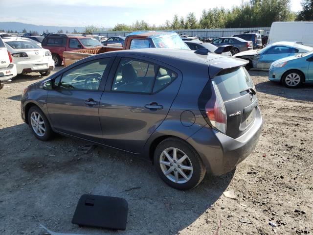 JTDKDTB38F1106012 - 2015 TOYOTA PRIUS C GRAY photo 2