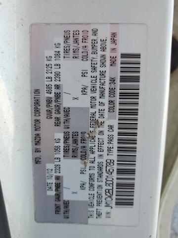 JM1CW2BL8D0145789 - 2013 MAZDA 5 白色 照片 14