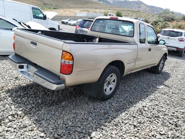 5TEVL52N72Z029663 - 2002 TOYOTA TACOMA XTRACAB GOLD photo 3