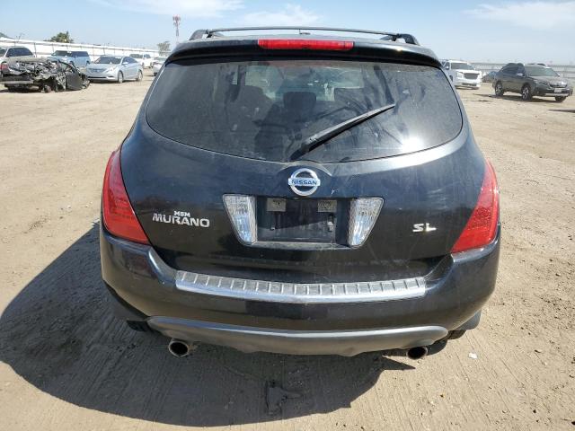 JN8AZ08T37W524540 - 2007 NISSAN MURANO SL BLACK photo 6