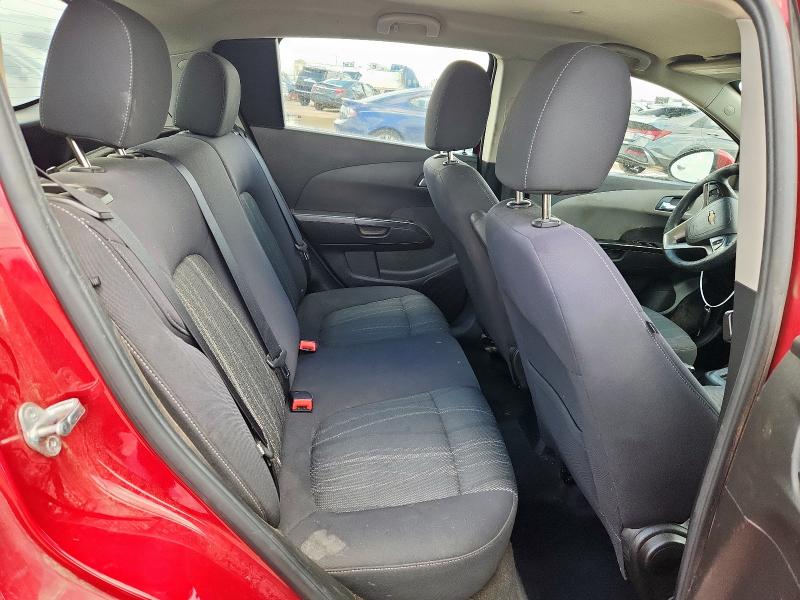 1G1JC6SH3D4191695 - 2013 CHEVROLET SONIC LT წითელი ფოტო 10