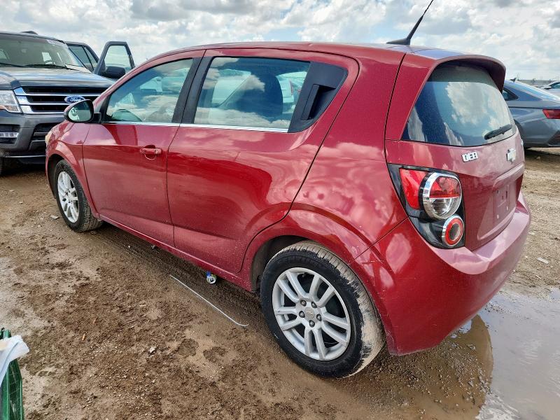 1G1JC6SH3D4191695 - 2013 CHEVROLET SONIC LT წითელი ფოტო 2