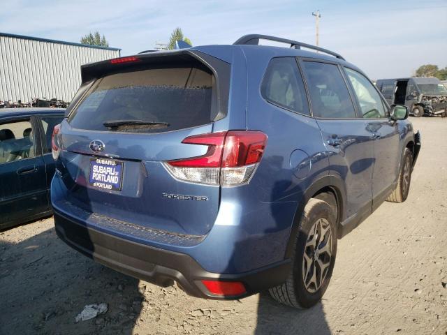 JF2SKAEC0KH580187 - 2019 SUBARU FORESTER PREMIUM BLUE photo 4