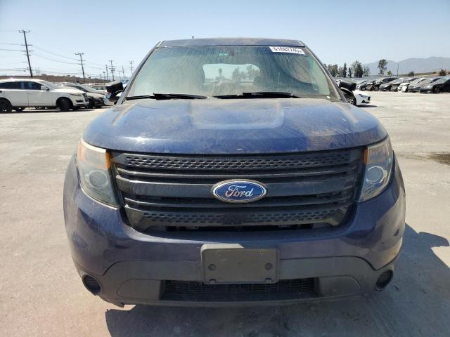 1FM5K8AR0EGC27226 - 2014 FORD EXPLORER POLICE INTERCEPTOR BLUE photo 5