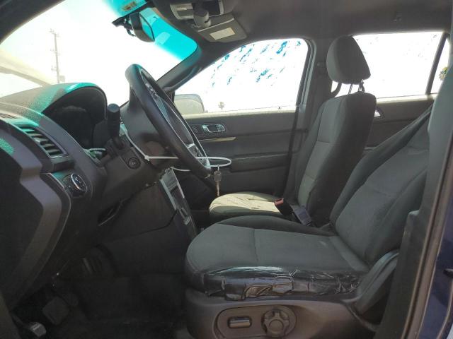 1FM5K8AR0EGC27226 - 2014 FORD EXPLORER POLICE INTERCEPTOR BLUE photo 7