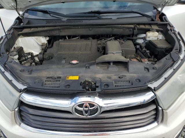 5TDJKRFH6GS506245 - 2016 TOYOTA HIGHLANDER XLE WHITE photo 12