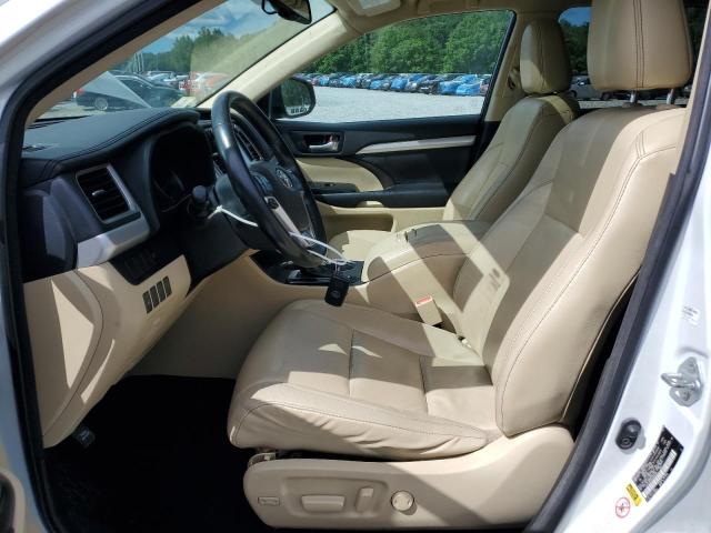 5TDJKRFH6GS506245 - 2016 TOYOTA HIGHLANDER XLE WHITE photo 7