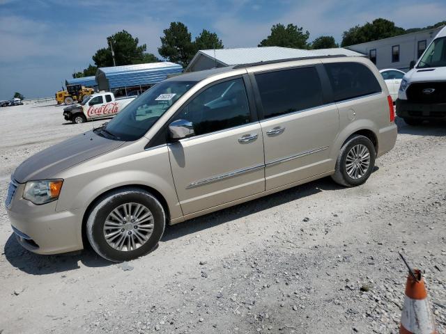 2C4RC1CG6DR512063 - 2013 CHRYSLER TOWN & COU TOURING L GOLD photo 1
