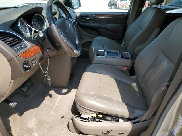 2C4RC1CG6DR512063 - 2013 CHRYSLER TOWN & COU TOURING L GOLD photo 7