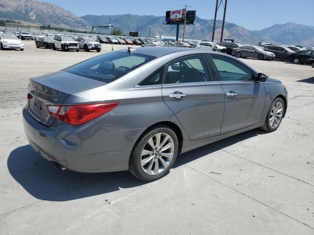 5NPEC4AB2DH529625 - 2013 HYUNDAI SONATA SE GRAY photo 3