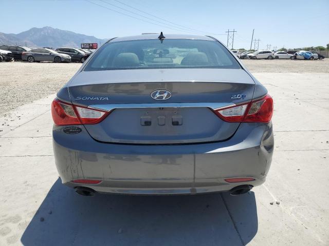 5NPEC4AB2DH529625 - 2013 HYUNDAI SONATA SE GRAY photo 6
