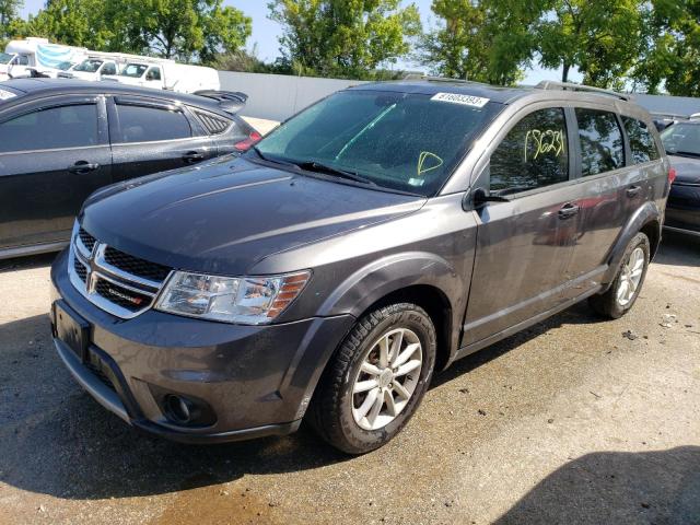 3C4PDCBG1ET280519 - 2014 DODGE JOURNEY SXT GRAY photo 1