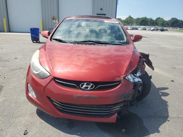 KMHDH4AE6CU393880 - 2012 HYUNDAI ELANTRA GLS RED photo 5