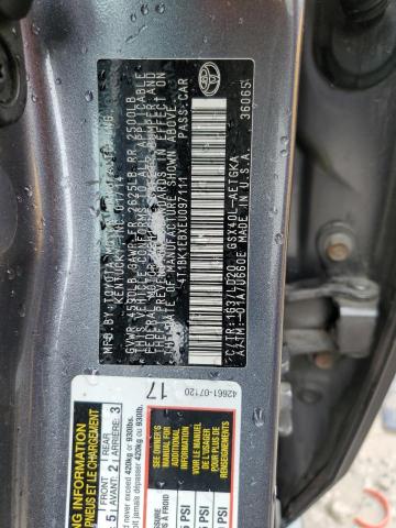 4T1BK1EBXEU097111 - 2014 TOYOTA AVALON BASE 灰色 照片 12