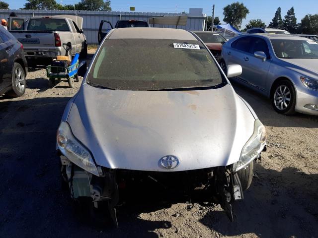 2T1GE40E59C005555 - 2009 TOYOTA COROLLA MA XRS SILVER photo 5