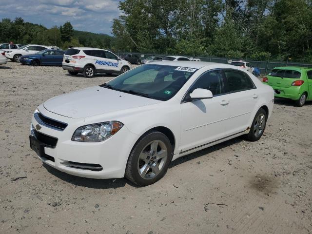 1G1ZH57B29F163756 - 2009 CHEVROLET MALIBU 1LT WHITE photo 1