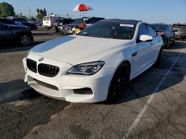 WBS6E9C58JG808251 - 2018 BMW M6 GRAN COUPE WHITE photo 2