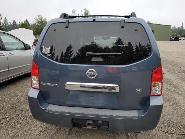 5N1AR18W56C638305 - 2006 NISSAN PATHFINDER LE BLUE photo 6