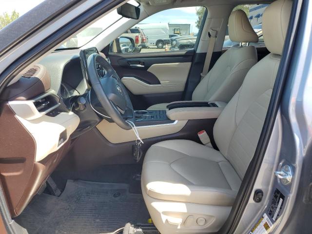 5TDHZRBH7NS195194 - 2022 TOYOTA HIGHLANDER XLE BLUE photo 7