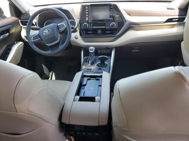 5TDHZRBH7NS195194 - 2022 TOYOTA HIGHLANDER XLE BLUE photo 8